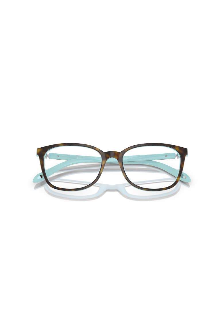 53mm Square optical glasses, Alternate, color, Brown