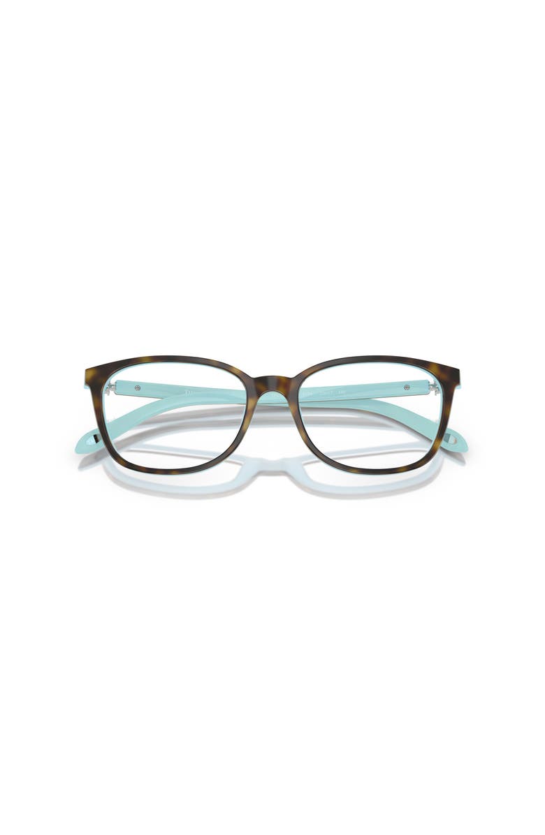 Tiffany & Co. 53mm Square optical glasses, Alternate, color, Brown