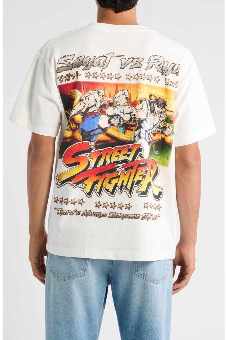 Street Fighter Stronger Graphic T-Shirt, Alternate, color, WHITE