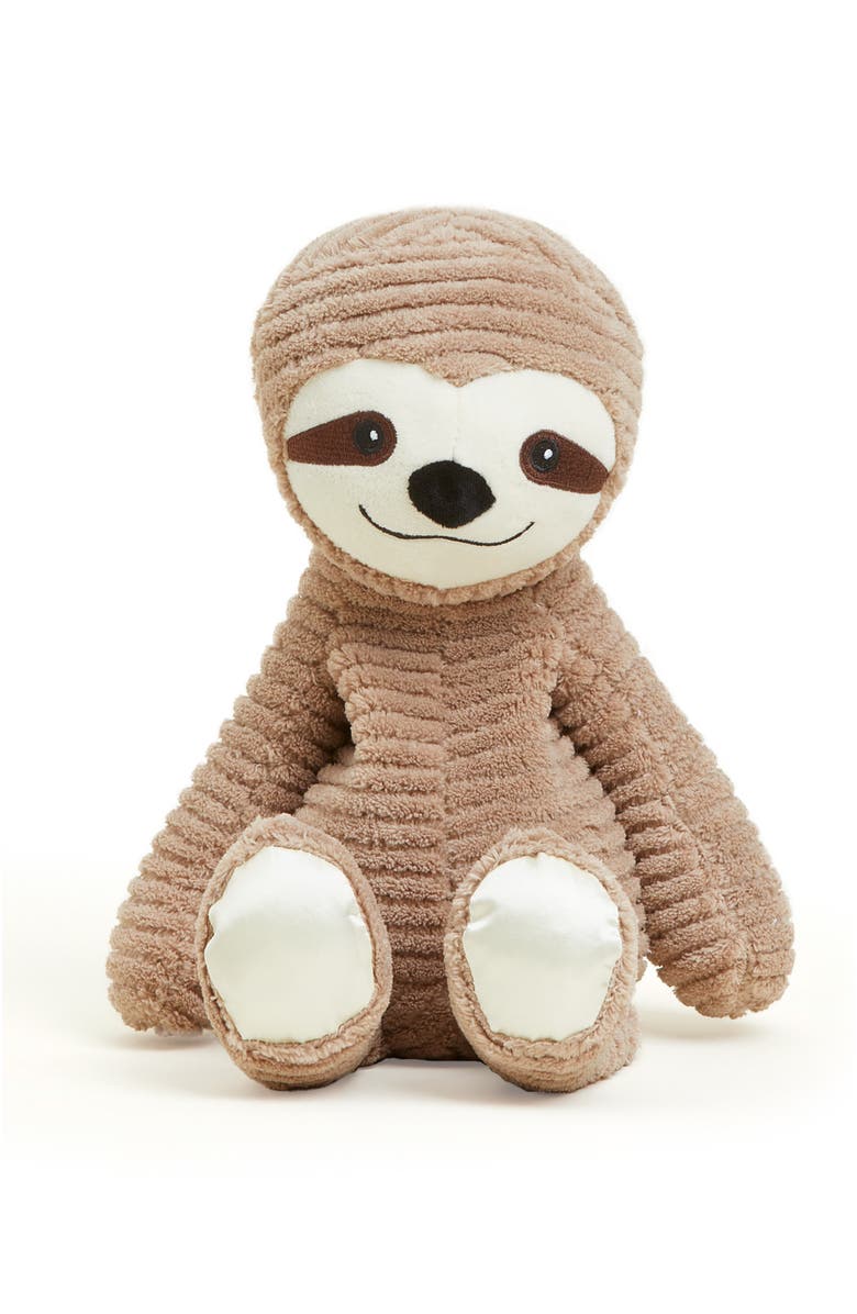 Warmies My First Plush Sloth, Alternate, color, Medium Brown