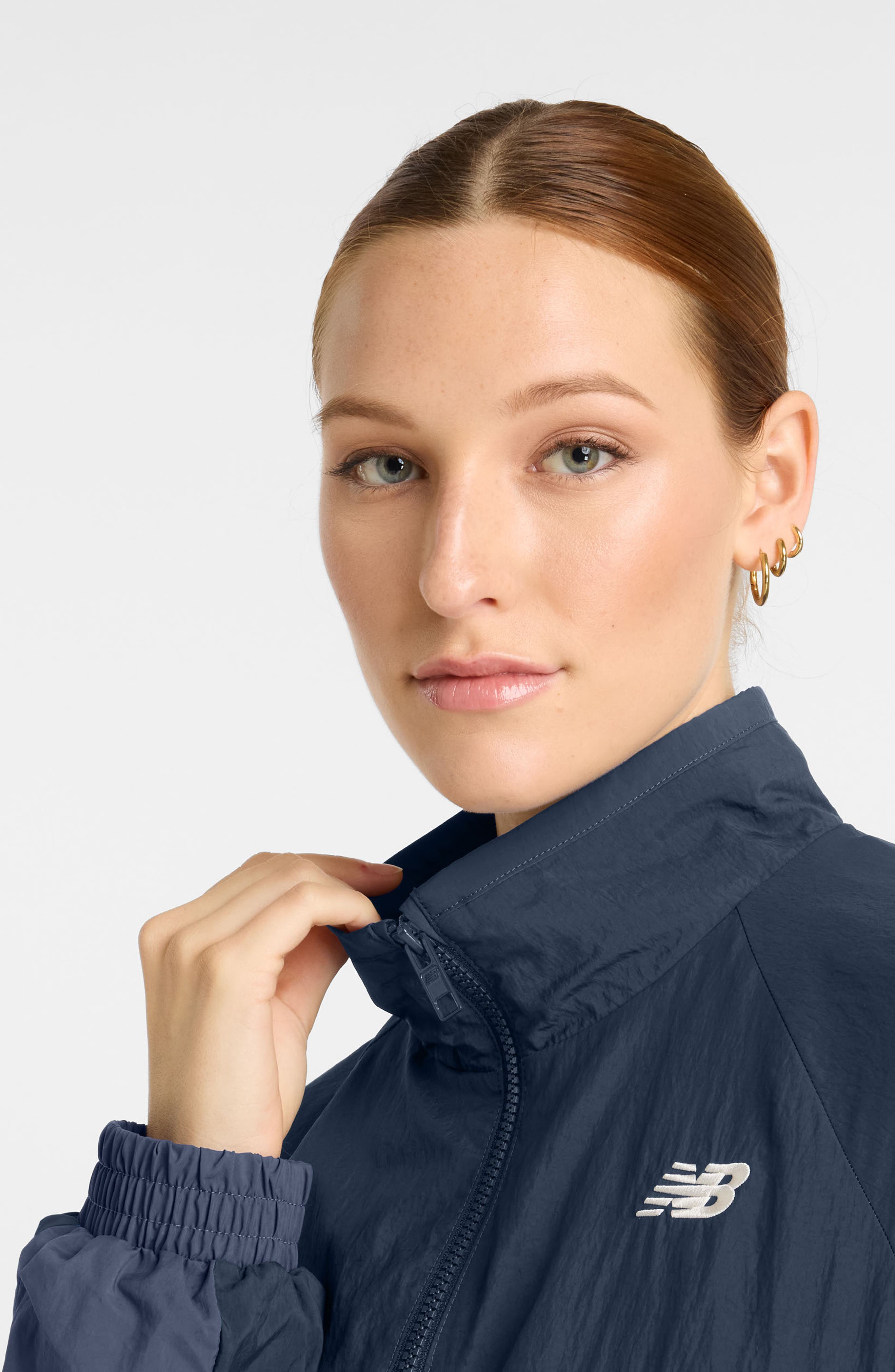 Oversize Water Resistant Colorblock Nylon Jacket (Women) | Nordstrom
