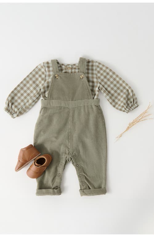 Pehr Organic Cotton Corduroy Overalls In Brown