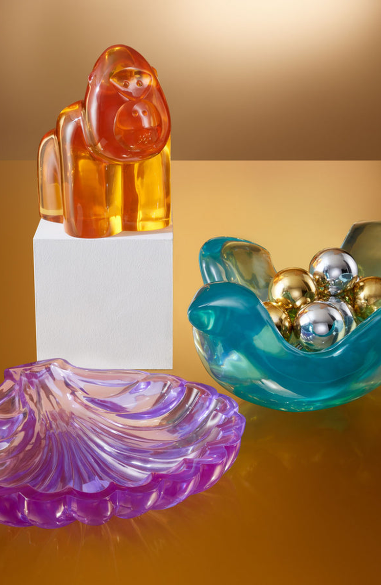 Jonathan Adler Acrylic Gorilla Sculpture, Alternate, color, 