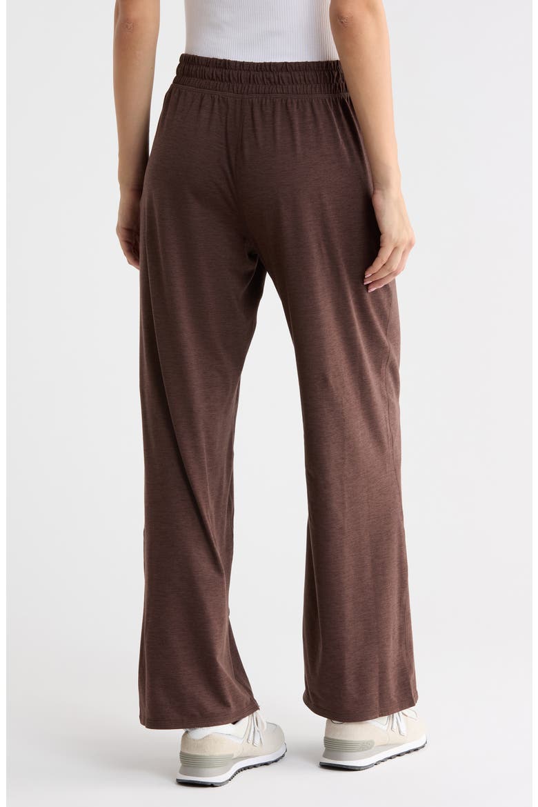 Mid Rise Wide Leg Pants, Alternate, color, ESPRESSO SPACEDYE