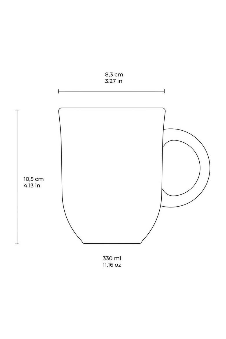Coup Mug Set of 4, Alternate, color, Latte