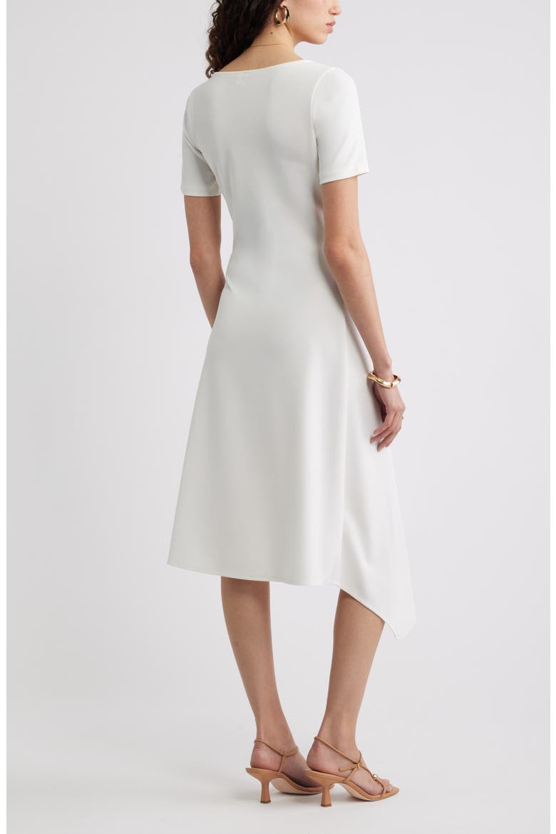 Asymmetric Knit Dress, Alternate, color, IVORY TOFU
