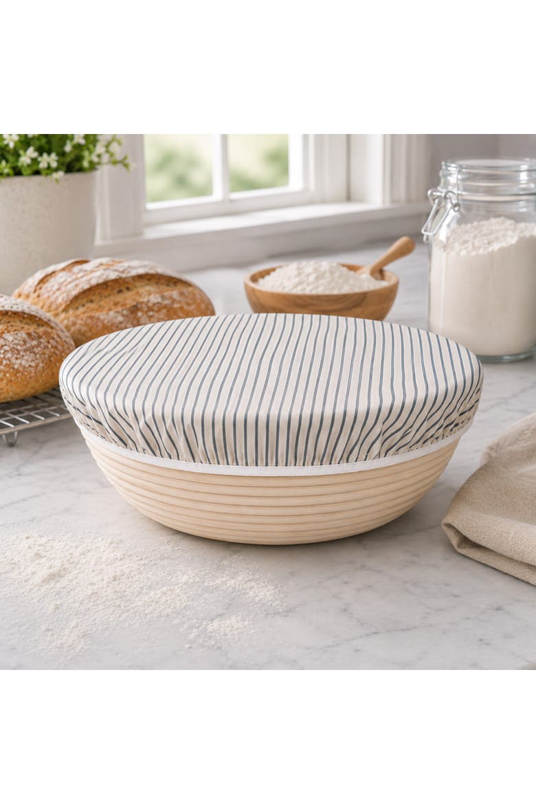 Beeswax Bowl Covers, Set of 2, X-Large 12", Organic Cotton, Alternate, color, Beige