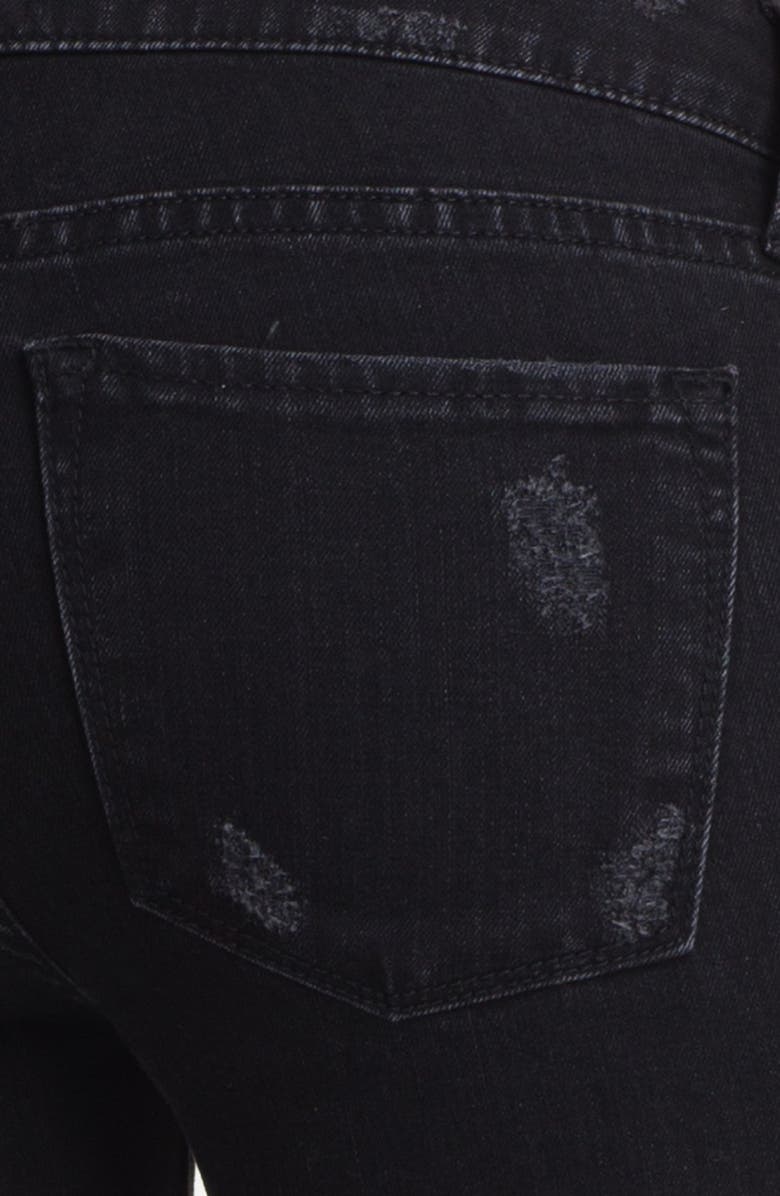 Vince Destroyed Skinny Stretch Ankle Jeans, Alternate, color, 