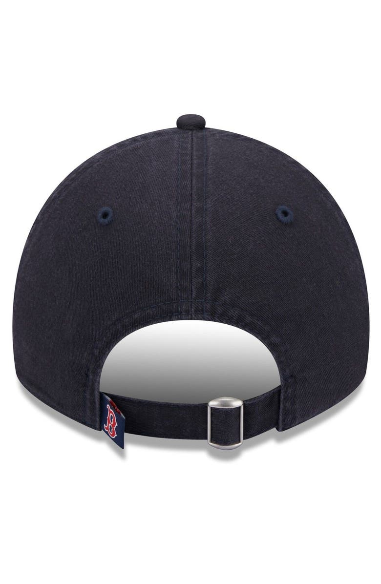 New Era Women's New Era Navy Boston Red Sox Leaves 9TWENTY Adjustable Hat, Alternate, color, Navy