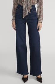 FRAME Le Slim Palazzo High Waist Wide Leg Jeans