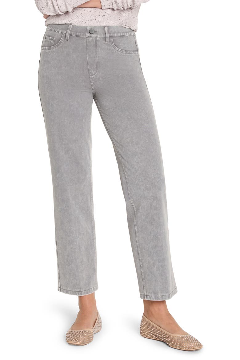 Recess Straight Leg Ankle Knit Jeans, Main, color, PLATINUM