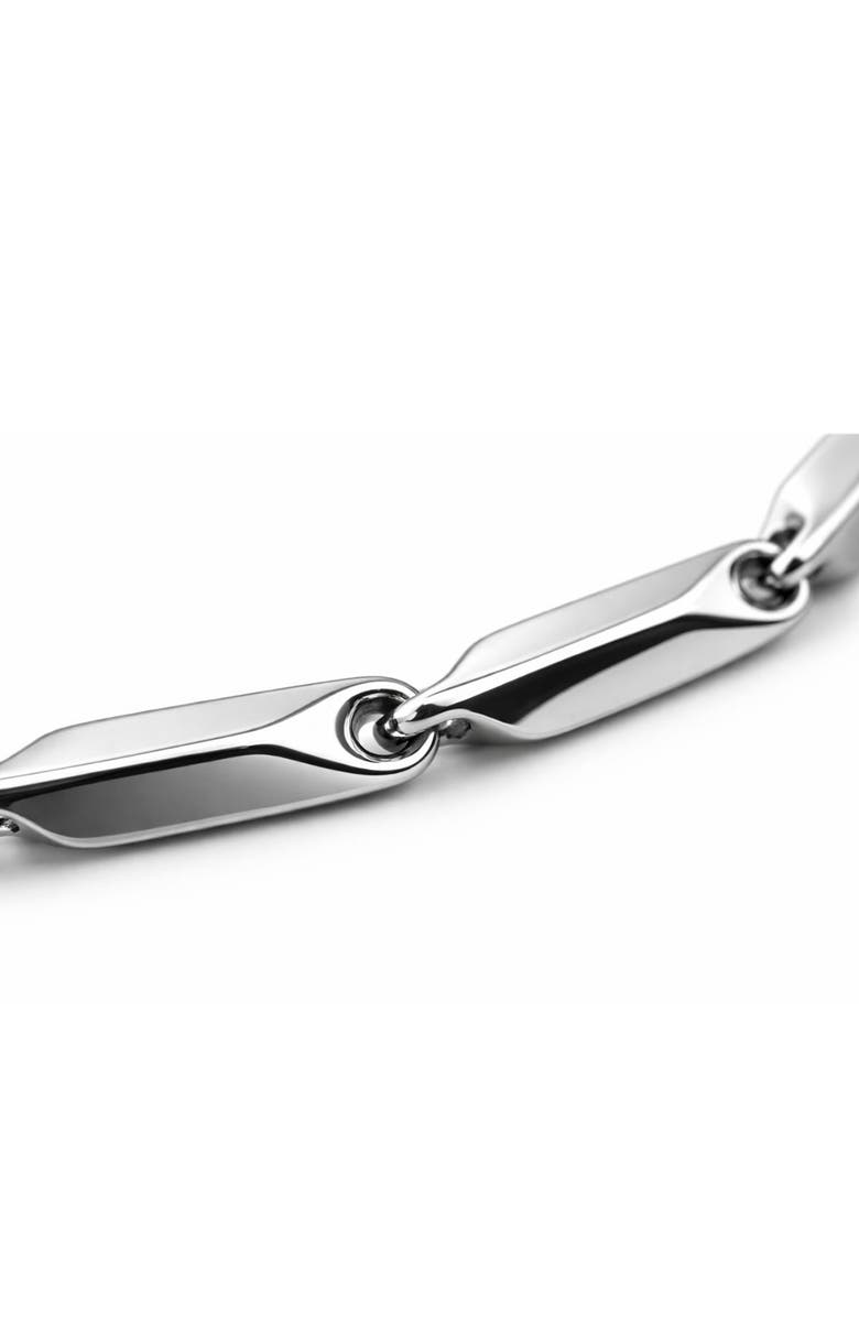 REBL Angled Link Bracelet, Alternate, color, Silver