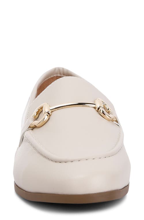 London Rag Bexley Horsebit Embellished Canvas Loafers In Neutral