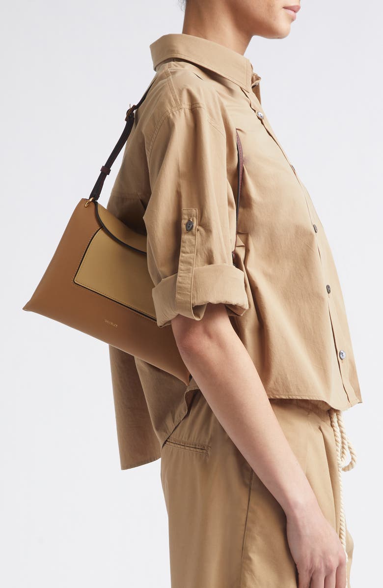 Wandler Penelope Slouch Leather Shoulder Bag, Alternate, color, Clay Shades