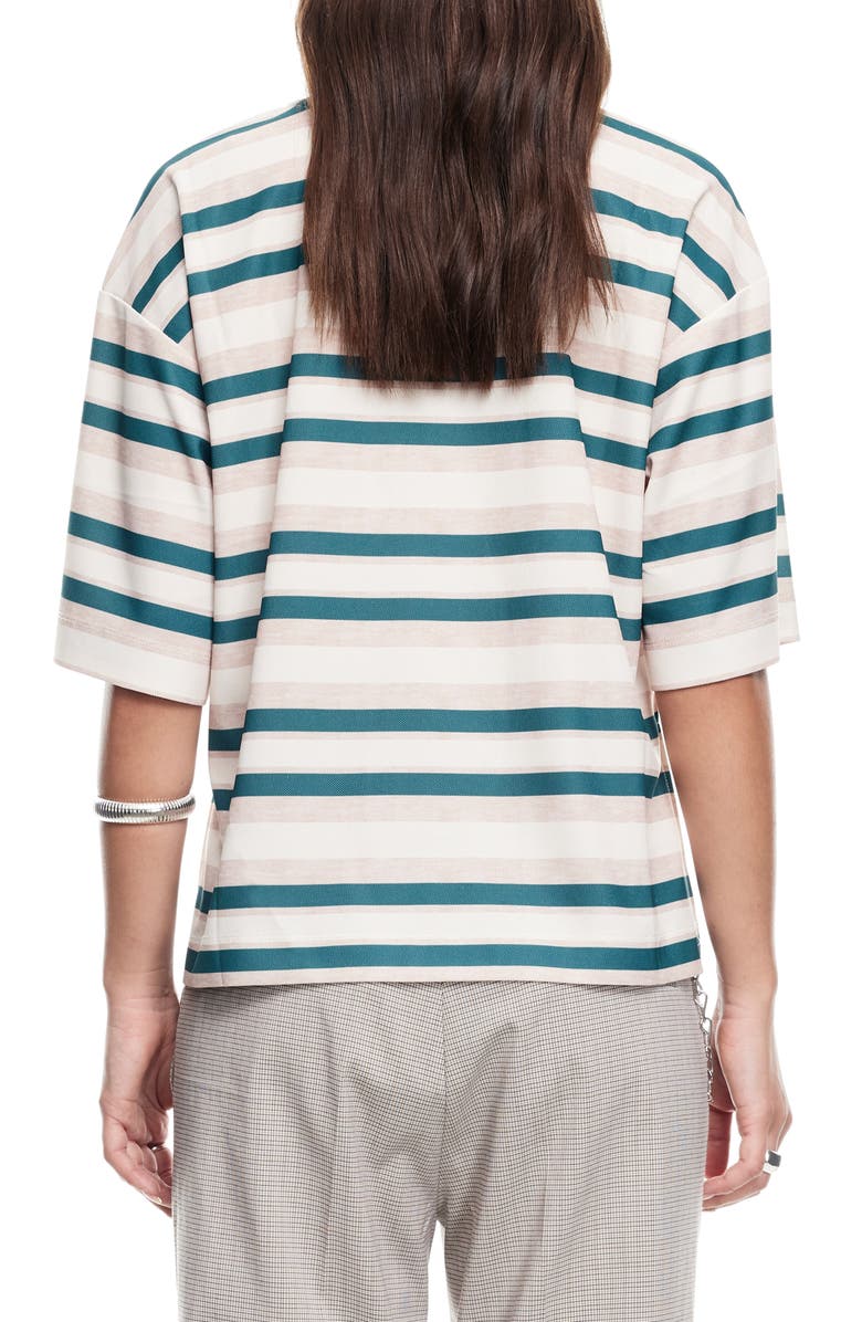 LIONESS Emerging Stripe Oversize T-Shirt, Alternate, color, 