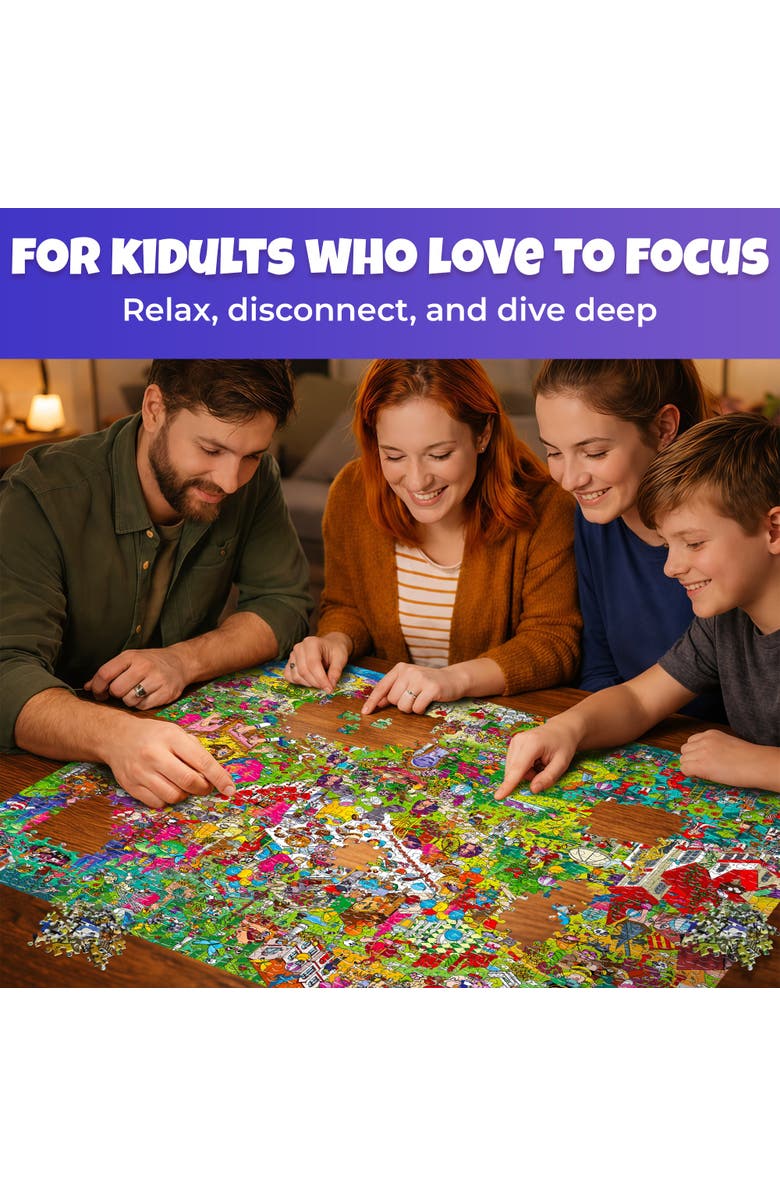 Quokka 1000 Piece Jigsaw Puzzle for Adults - Alice in Wonderland, Red Riding Hood & Emerald Kingdom, Alternate, color, Alice