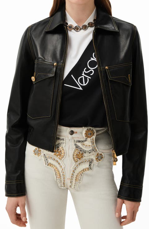 Piuma Lambskin Leather Jacket