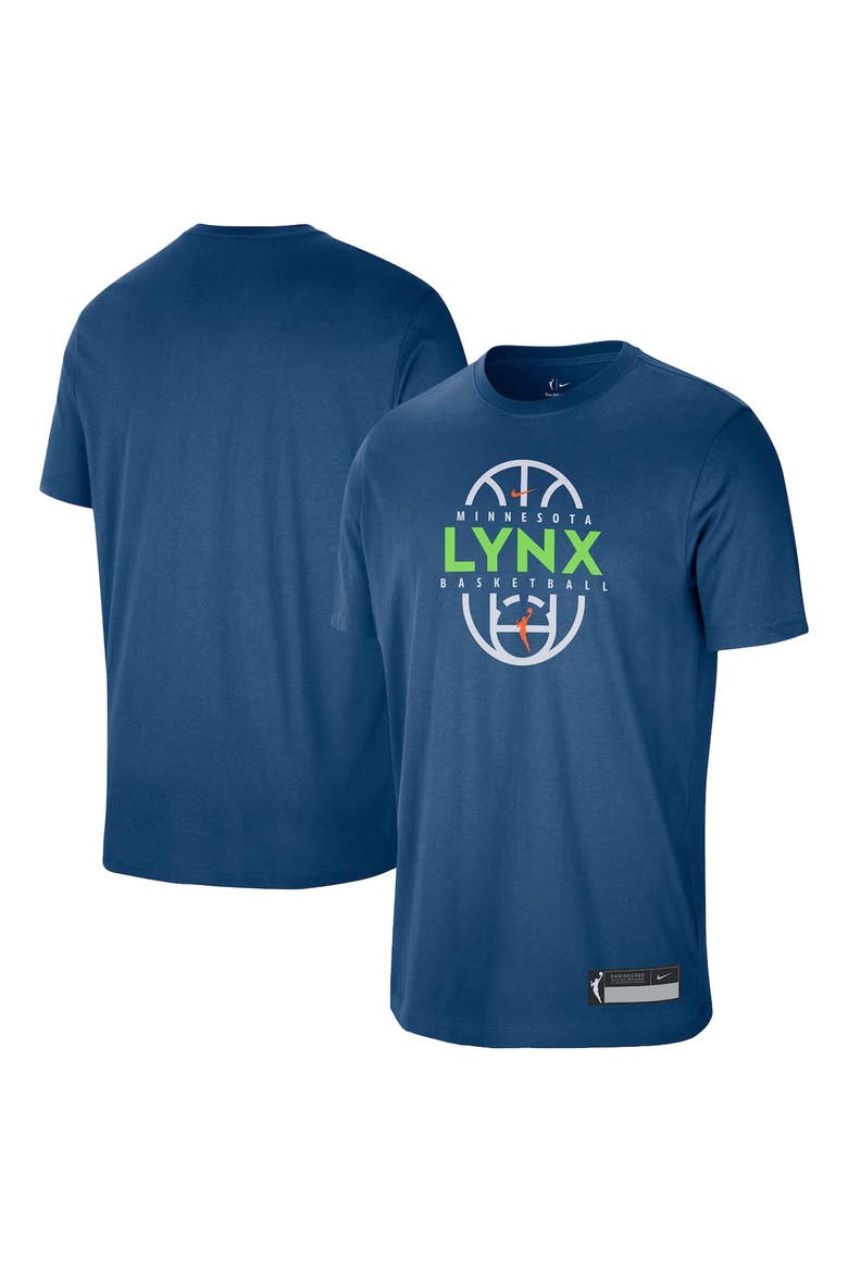 Unisex Nike Blue Minnesota Lynx 2026 On-Court Authentic Practice Premium T-Shirt, Alternate, color, Blue