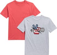Lucky Brand Kids' 2-Pack Assorted T-Shirts