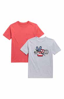 Lucky Brand Kids' 2-Pack Assorted T-Shirts