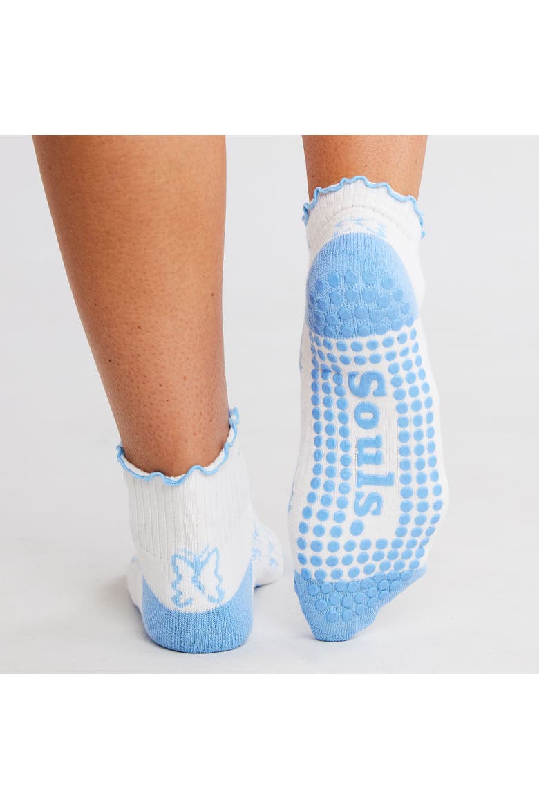 Flutter By Grip Socks, Alternate, color, White