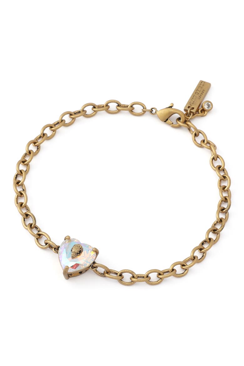 Crystal Heart Bracelet, Alternate, color, CRYSTAL ABALONE