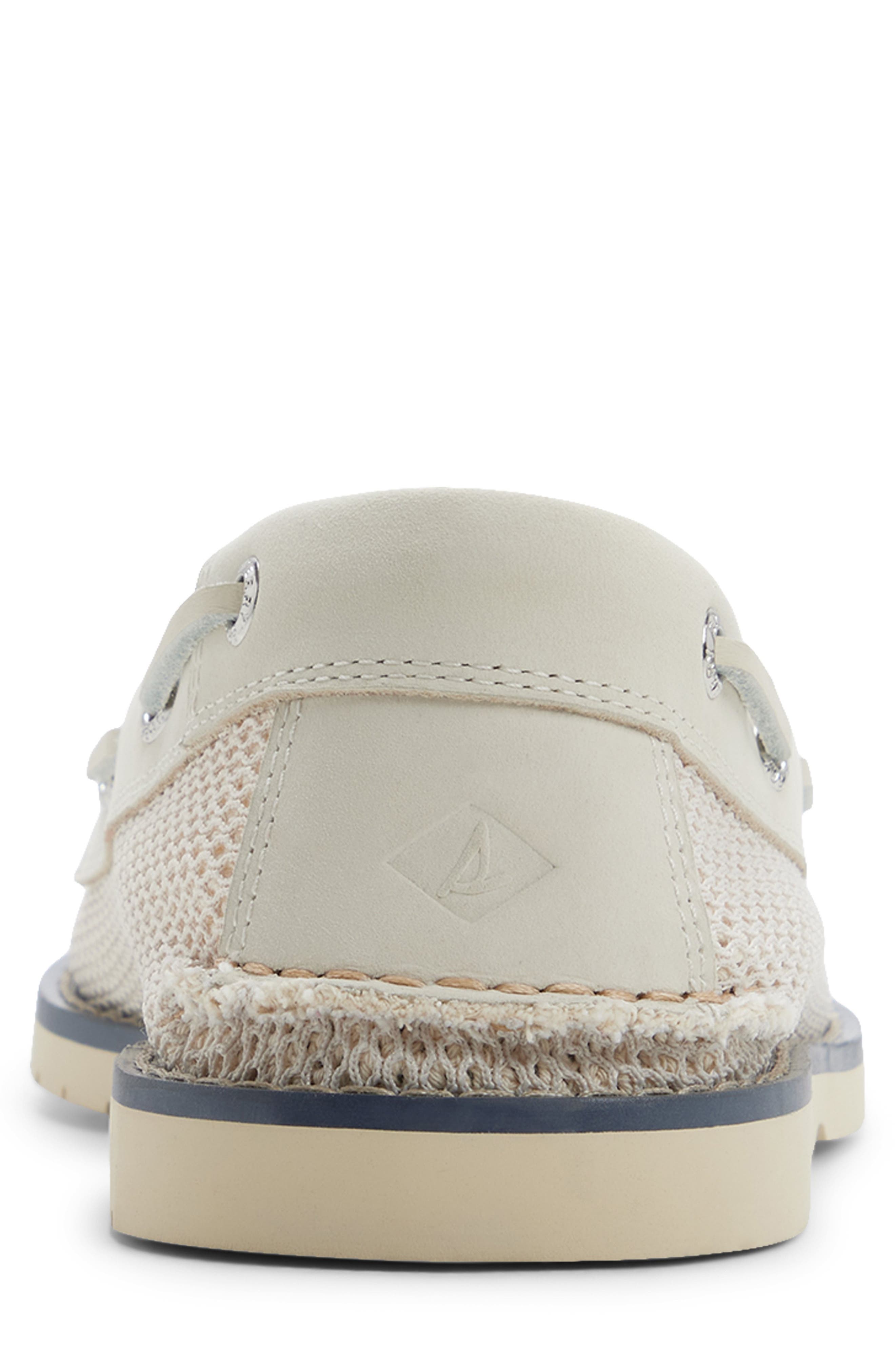 Sperry Ripple Resort Boat Shoe, Alternate, color, White