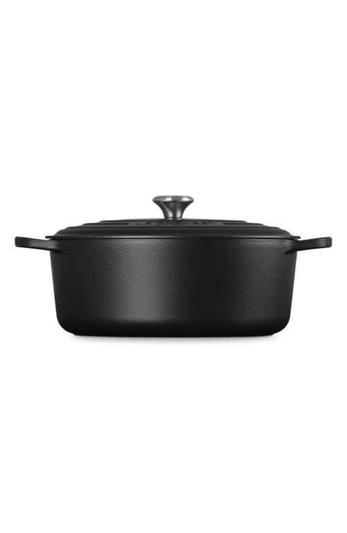 Le Creuset Signature 8-quart Oval Enamel Cast Iron French/dutch Oven In Licorice
