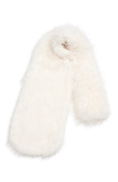 Zari Faux Fur Shawl