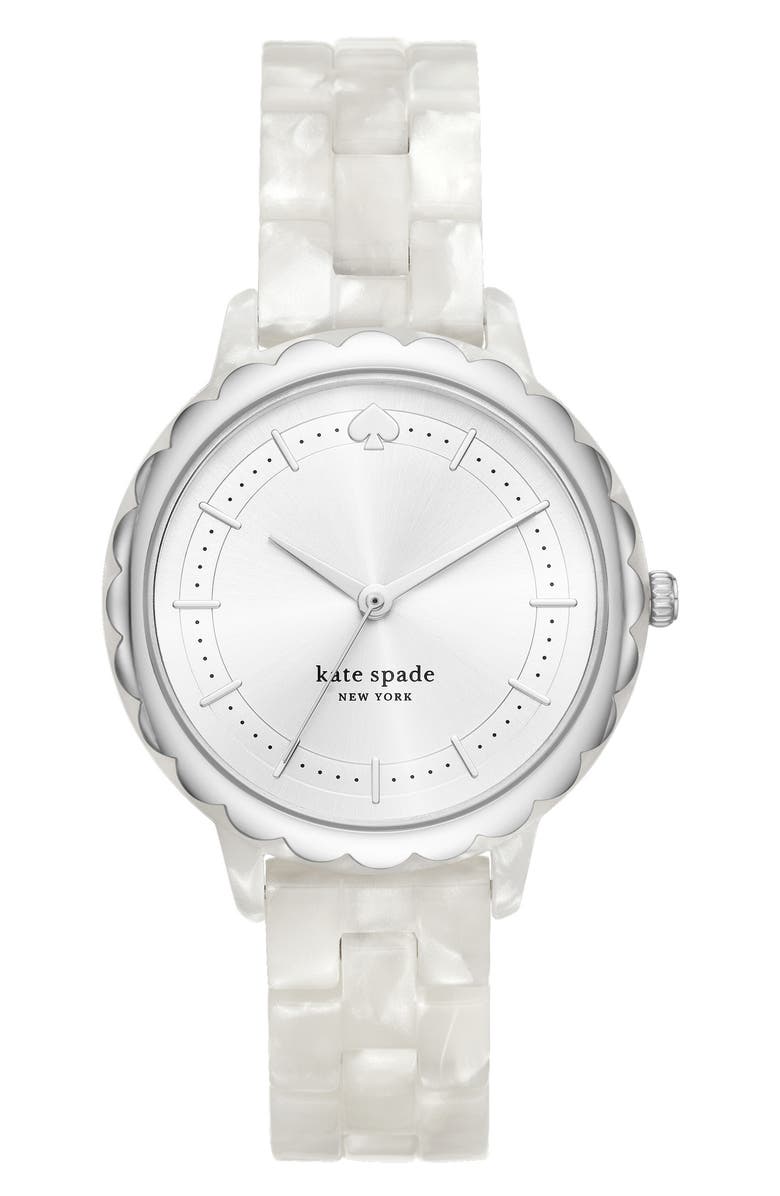 Kate Spade New York morningside acetate bracelet watch, 38mm, Main, color, 