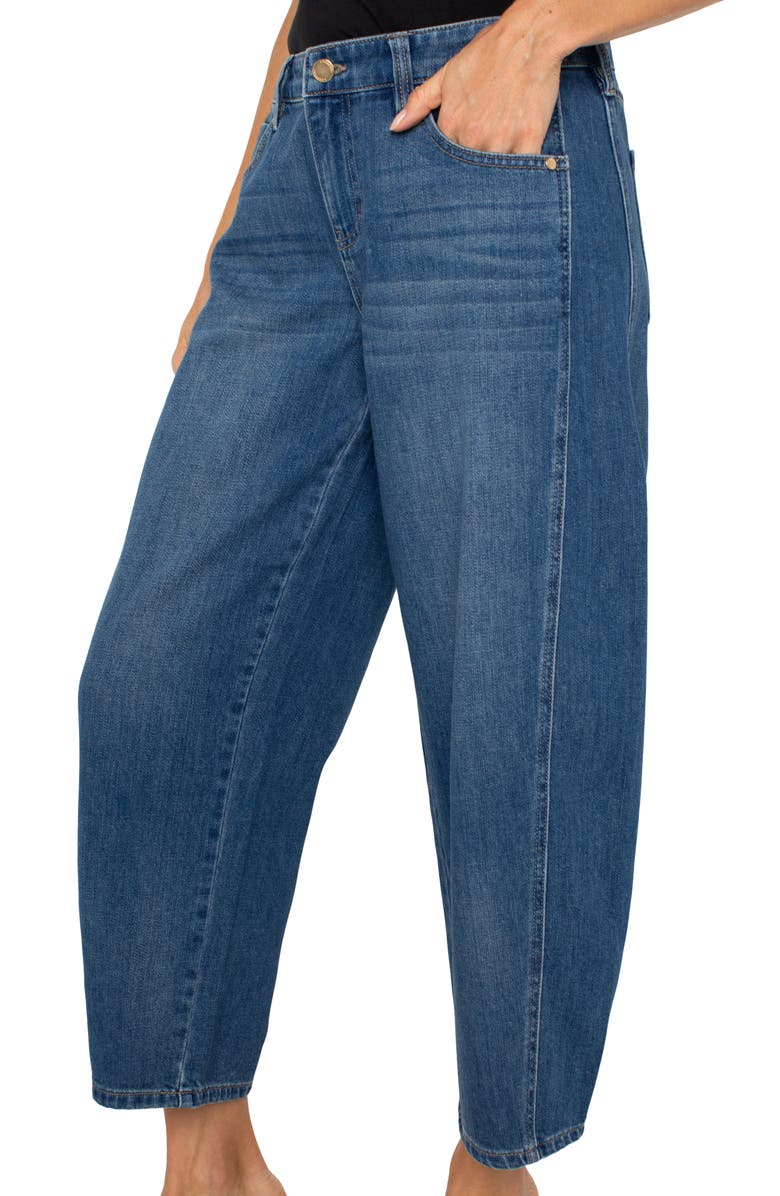 Liverpool Los Angeles High Waist Ankle Barrel Jeans, Alternate, color, 