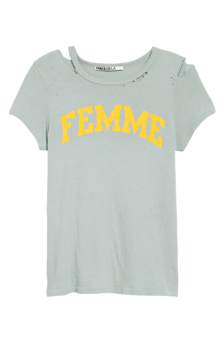 Pam & Gela Femme Tee, Alternate, color, 