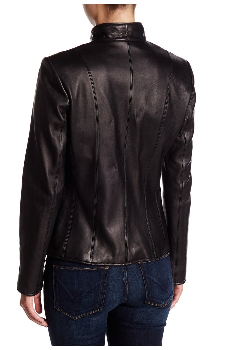 Cole Haan Lamb Leather Jacket, Alternate, color, 