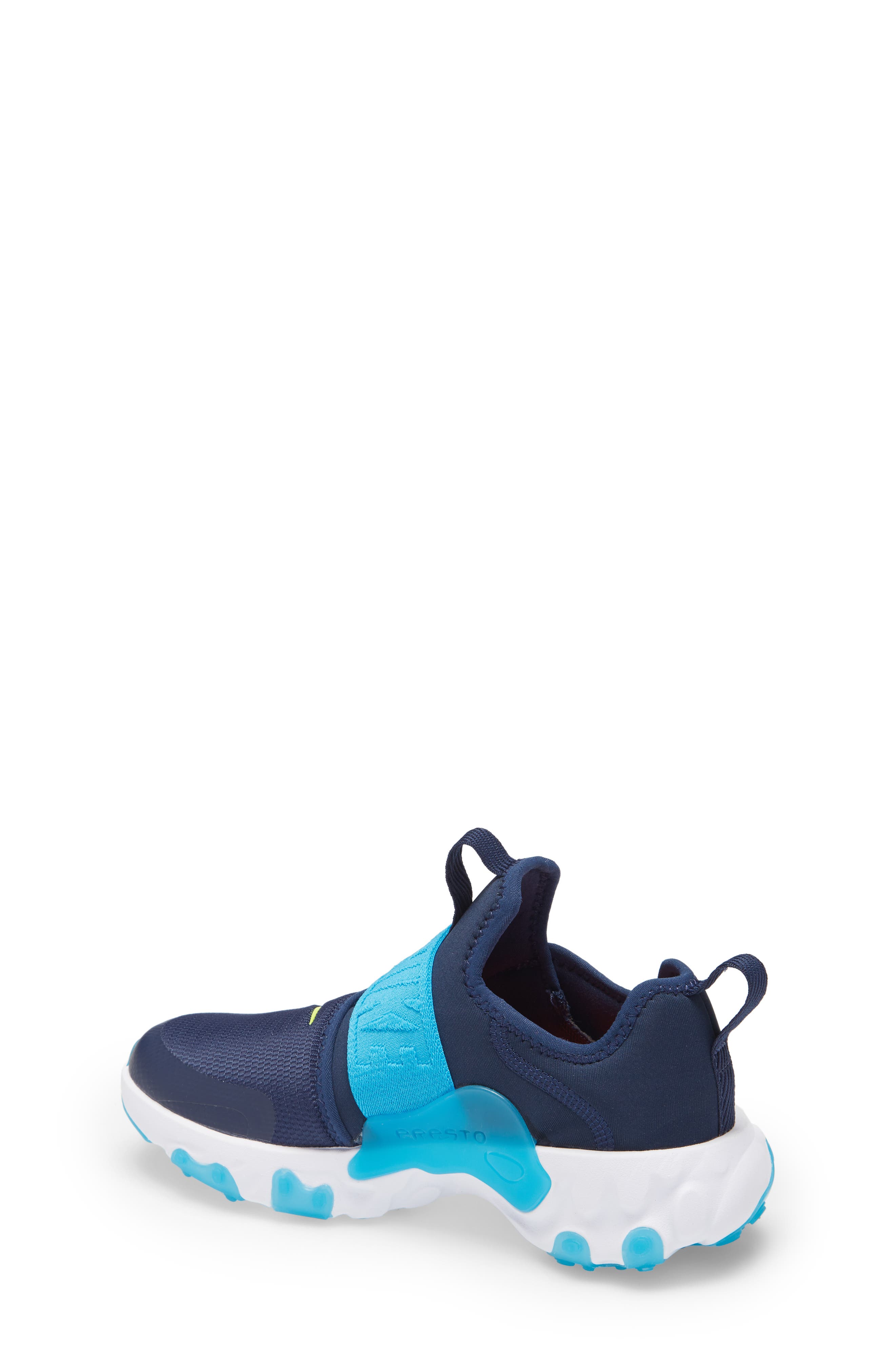 React Presto Extreme Sneaker, Alternate, color, MIDNIGHT NAVY/ LEMON/ BLUE