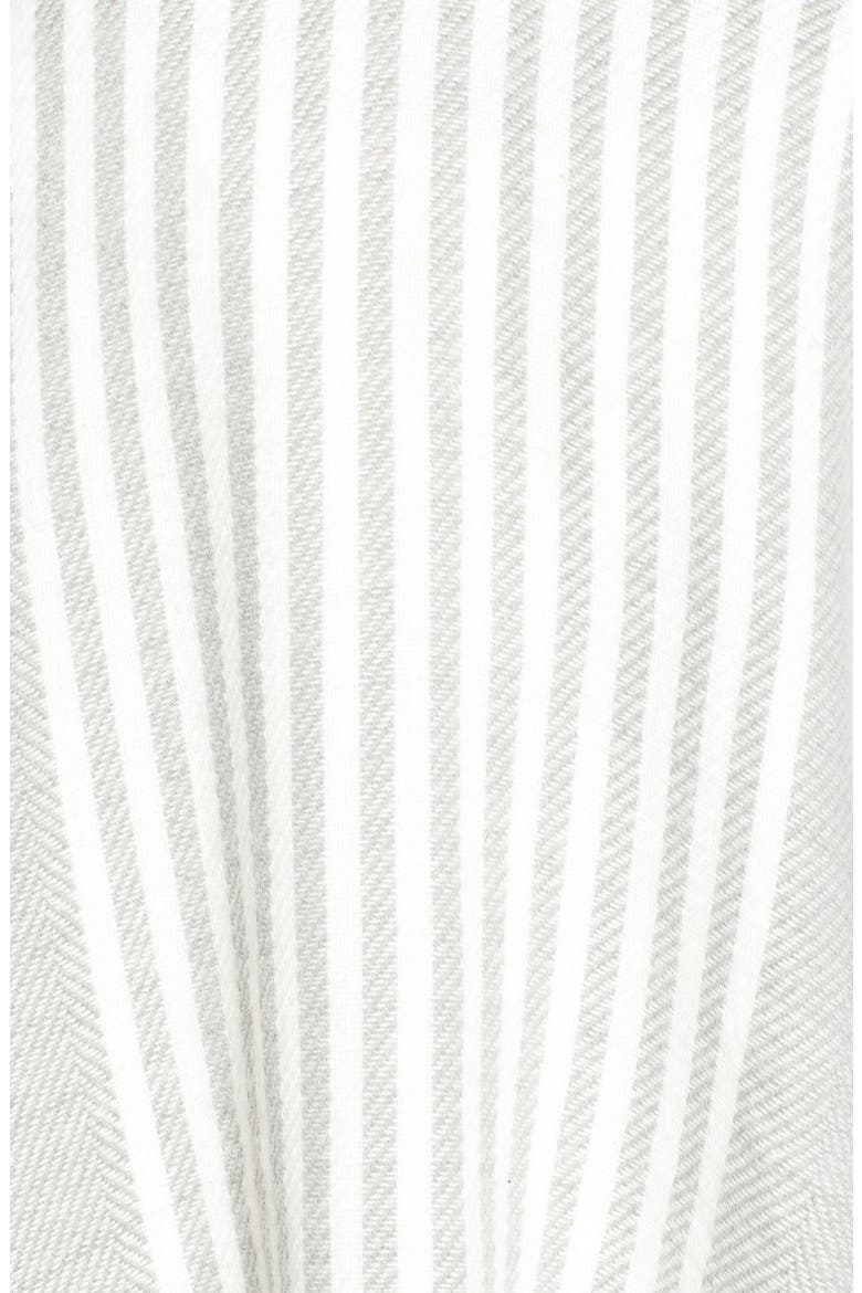 Stripe Ruana, Alternate, color, GREY/ IVORY