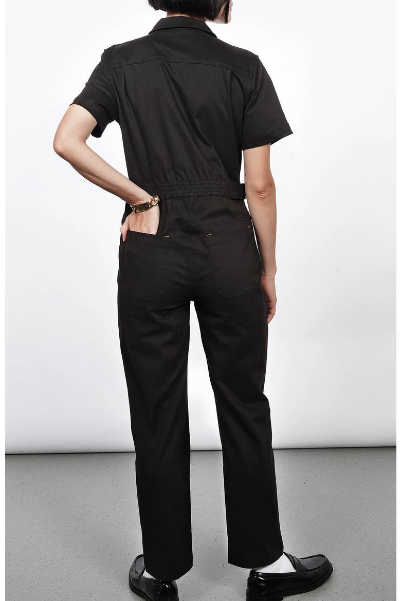 The Essential High Waisted Coverall, Alternate, color, BLACK