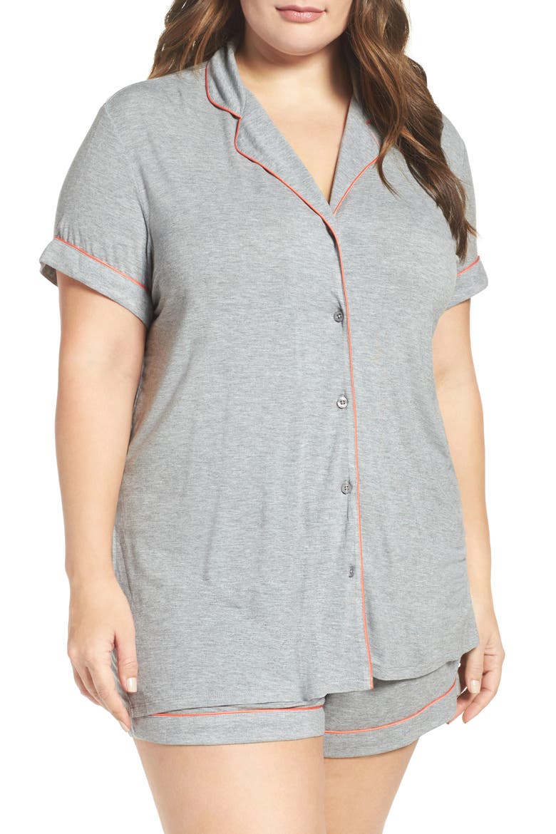 Moonlight Short Pajamas, Main, color, GREY STEEL HEATHER