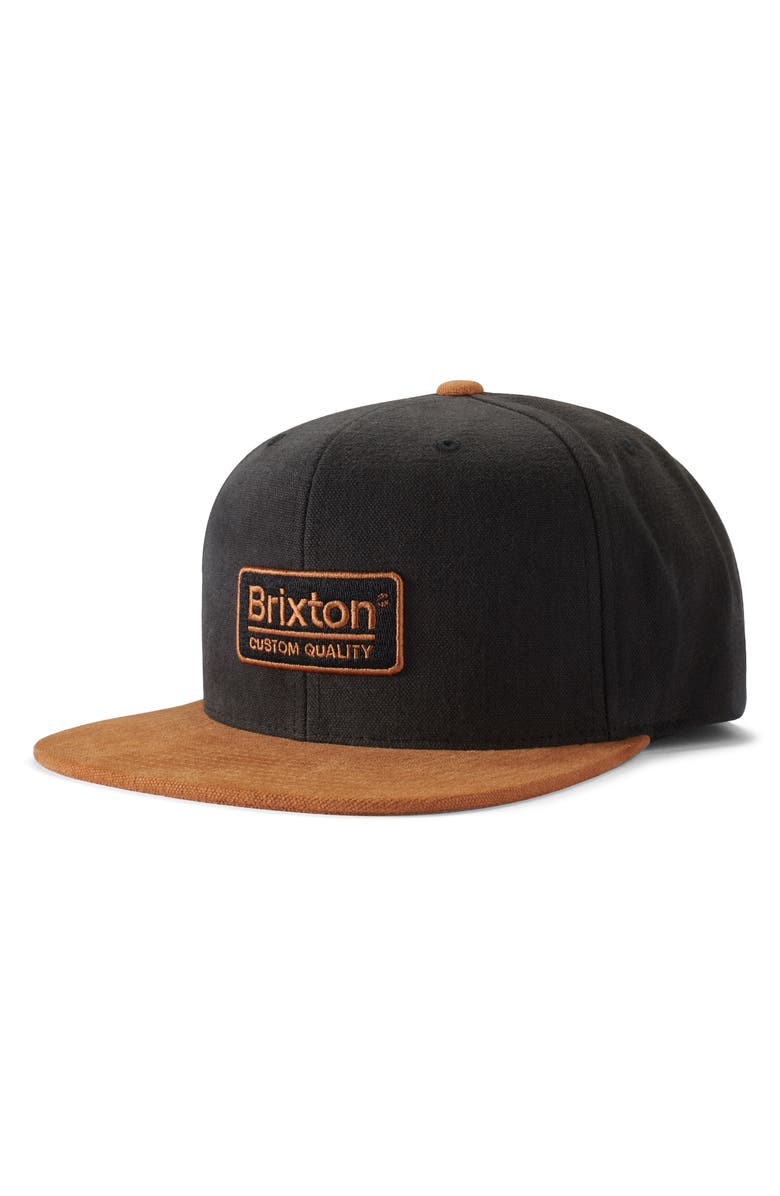 Brixton Palmer III Flat Brim Baseball Cap, Main, color, 