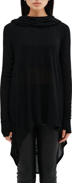 Two Lines by Marcella Berkeley Hooded Tunic Top