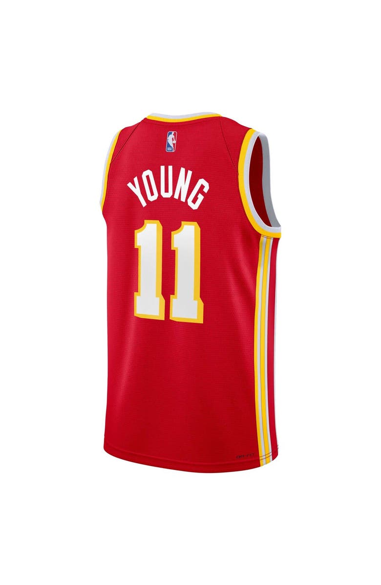 Nike Youth Nike Trae Young Red Atlanta Hawks Swingman Jersey - Icon Edition, Alternate, color, Red