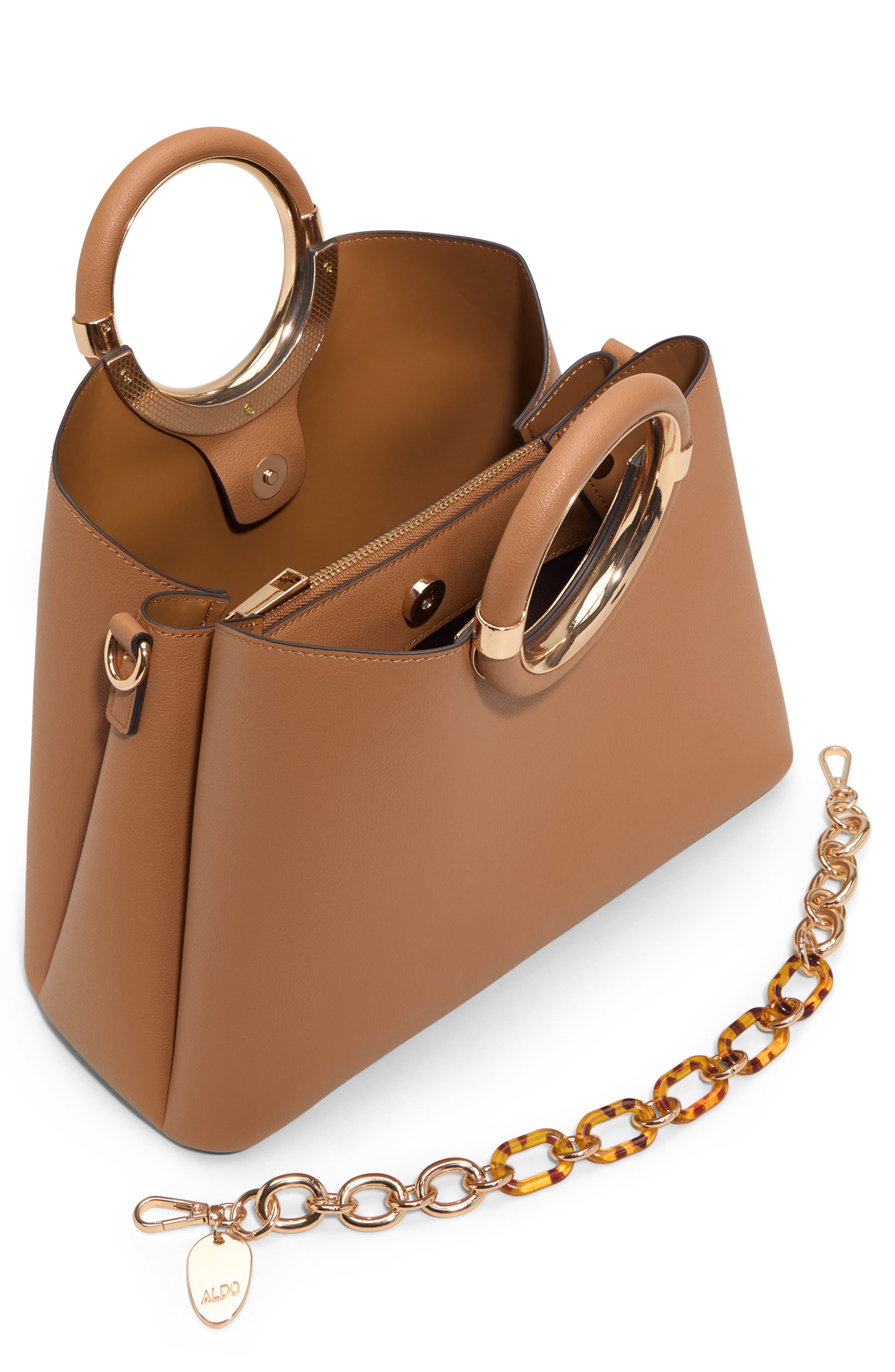 ALDO Dovie Faux Leather Top Handle Bag, Alternate, color, 