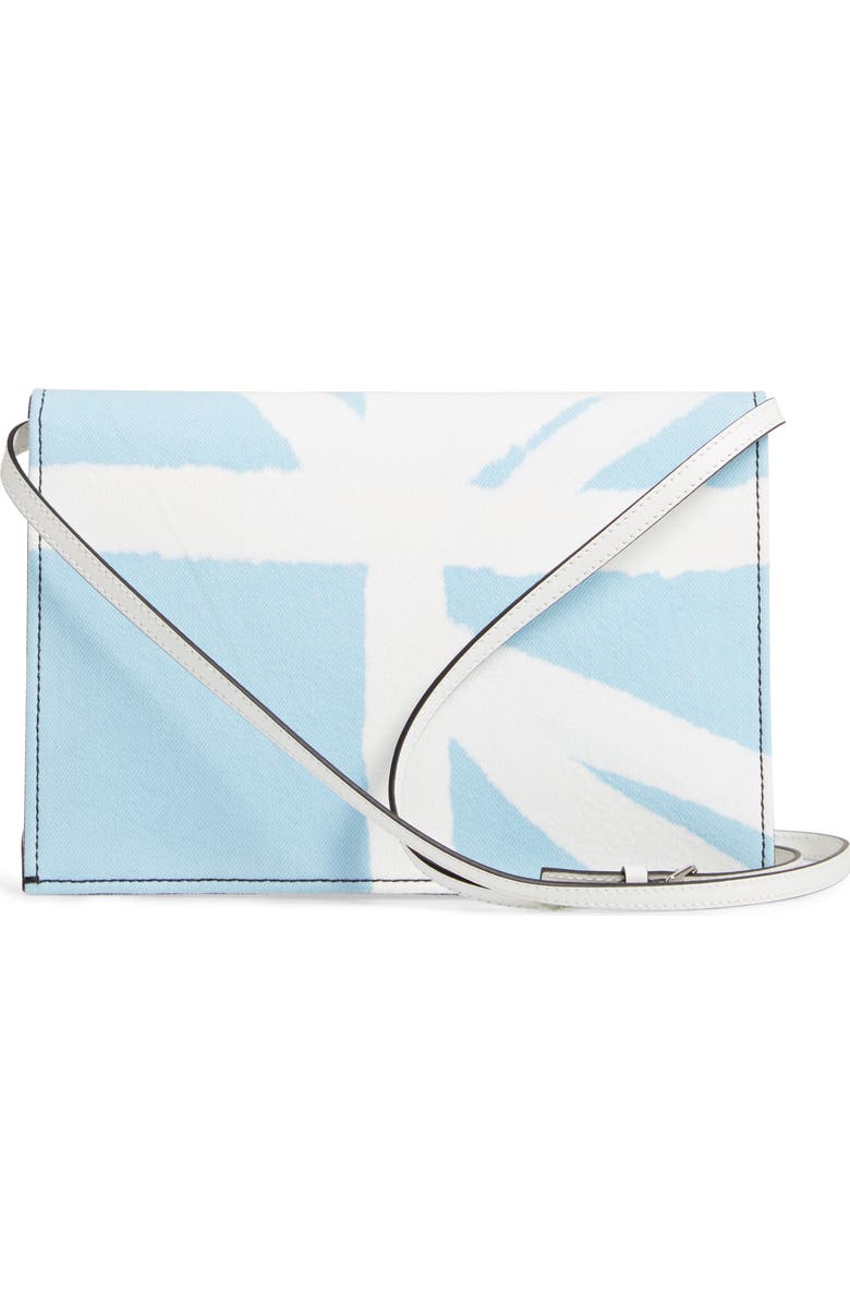 Proenza Schouler Small Lunch Bag Tie Dye Denim Shoulder Bag, Alternate, color,