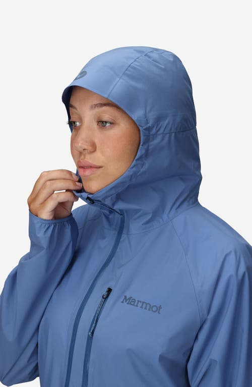 Marmot Superalloy Bio Packable Rain Jacket In Blue