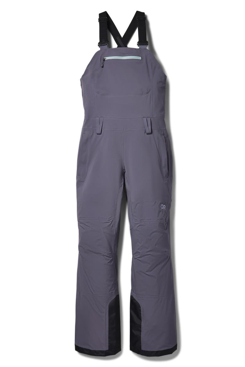 Carbide Bib Snow Pants, Alternate, color, SMOKY QUARTZ