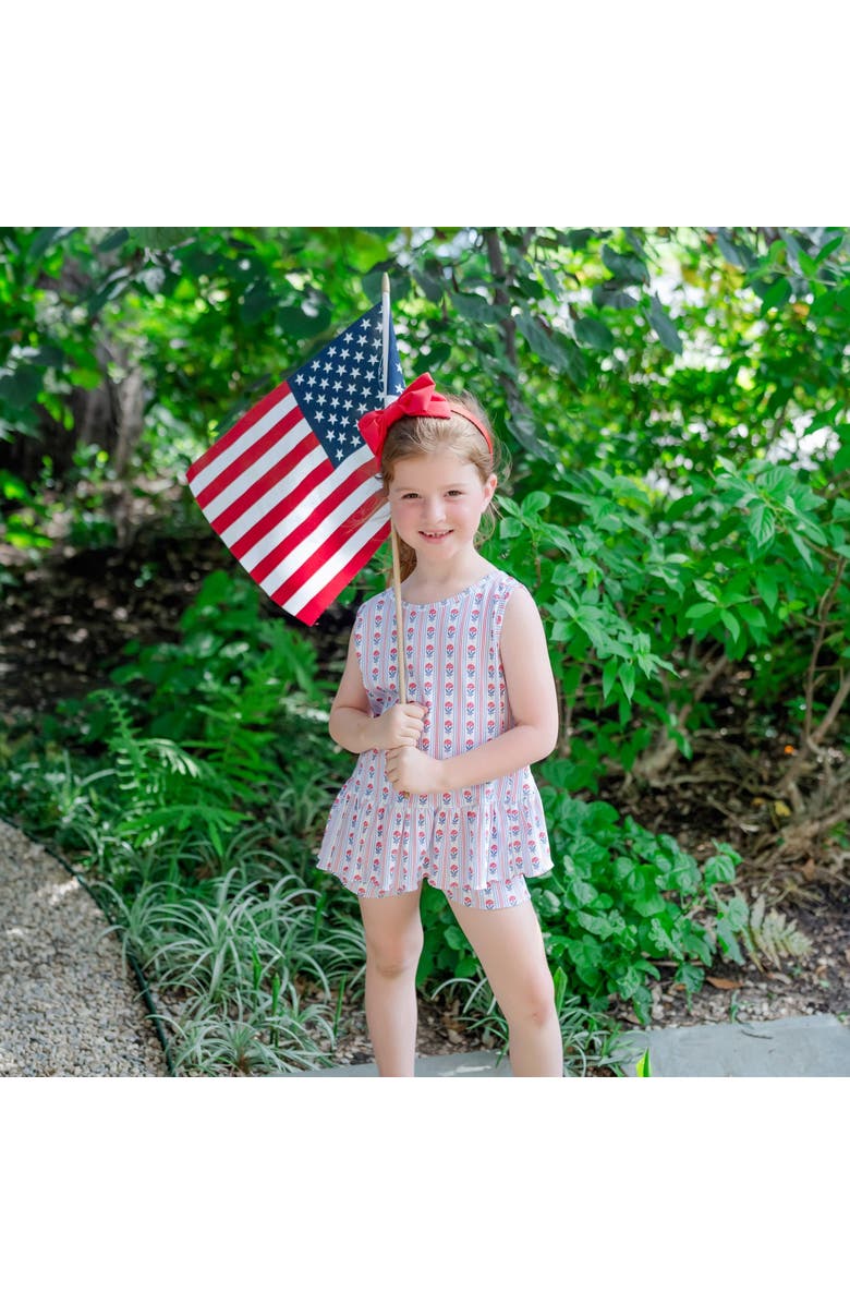 Lila and Hayes Poppy Girls' Short Set, Alternate, color, Liberty Floral