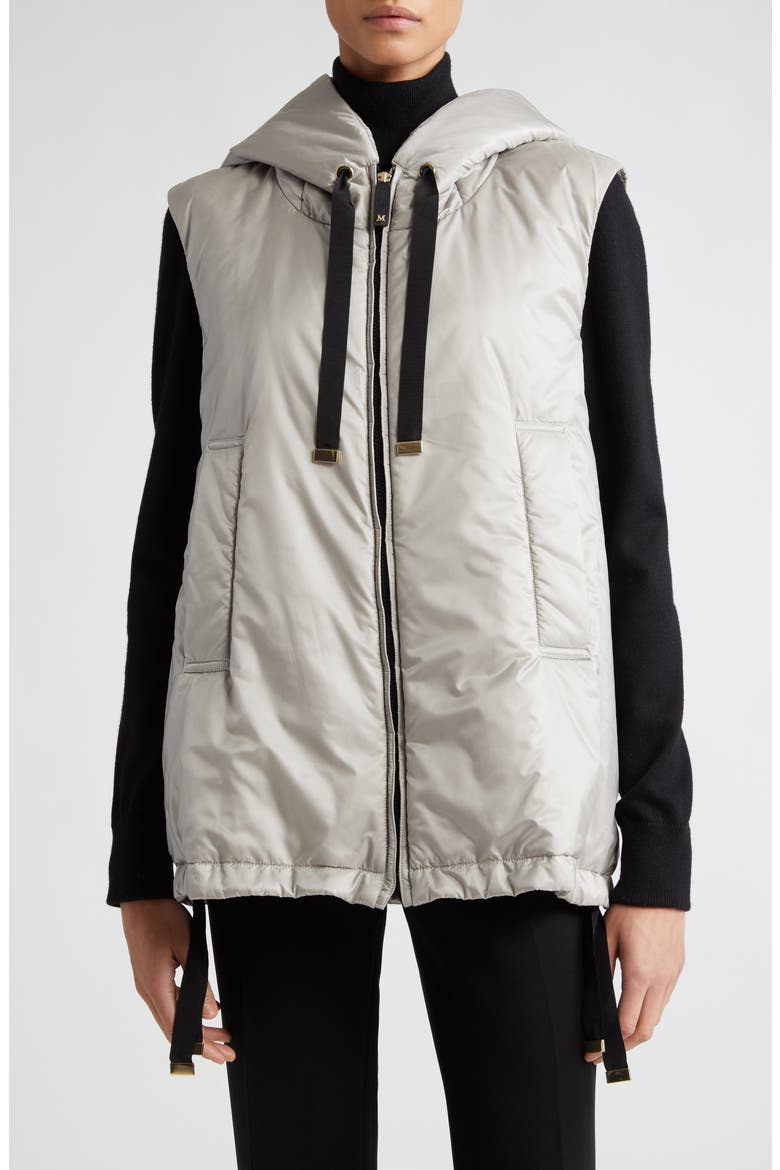 GreenGo Insulated Hooded Vest, Main, color, LIGHT GREY