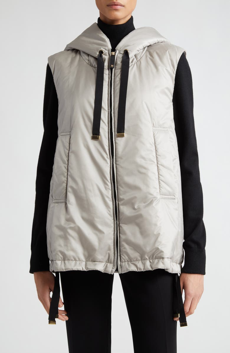 Max Mara GreenGo Insulated Hooded Vest, Main, color, 