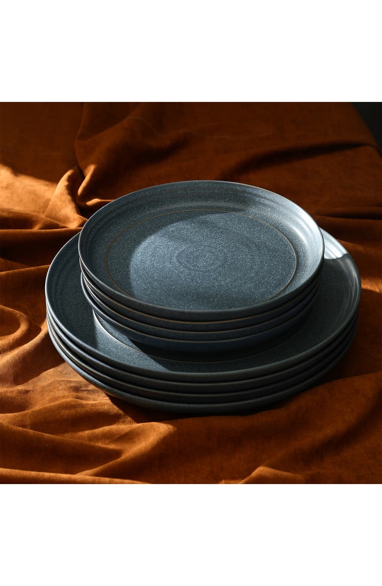 Stone Lain Elio Stoneware 24-Piece Dinnerware Set, Alternate, color, Blue