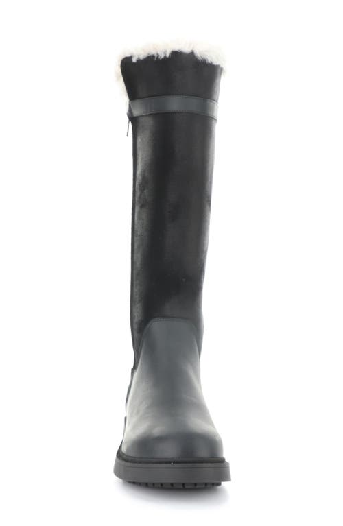 Bos. & Co. Neva Waterproof Genuine Shearling Boot In Black