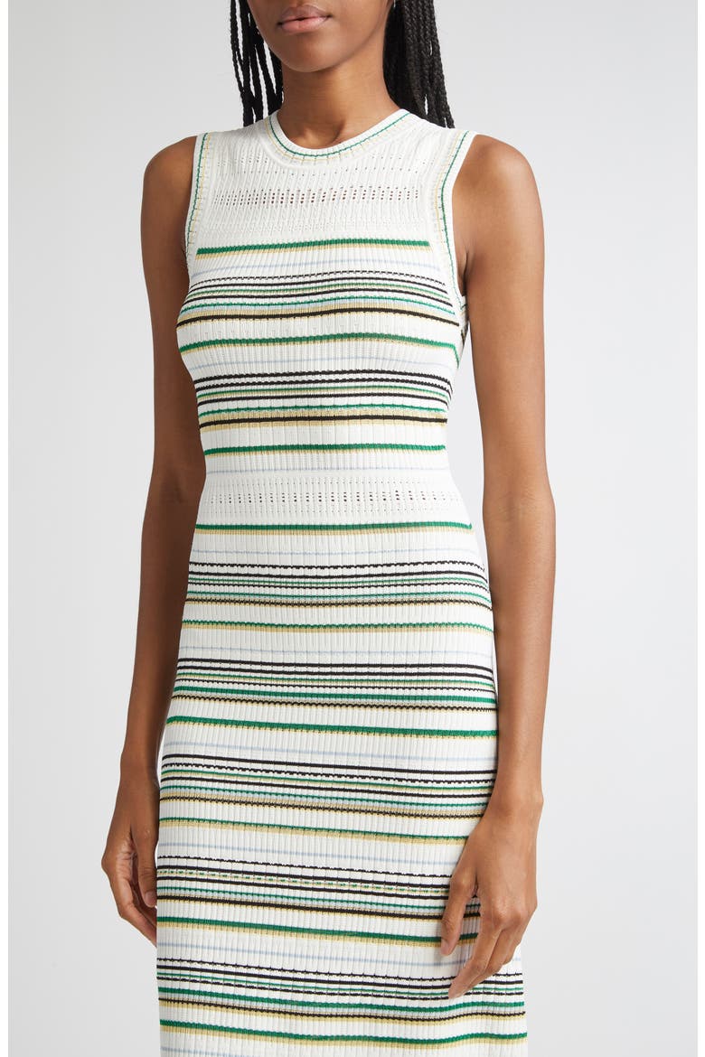 Dawn Sleeveless Knit Dress, Alternate, color, OFF WHITE MULTI